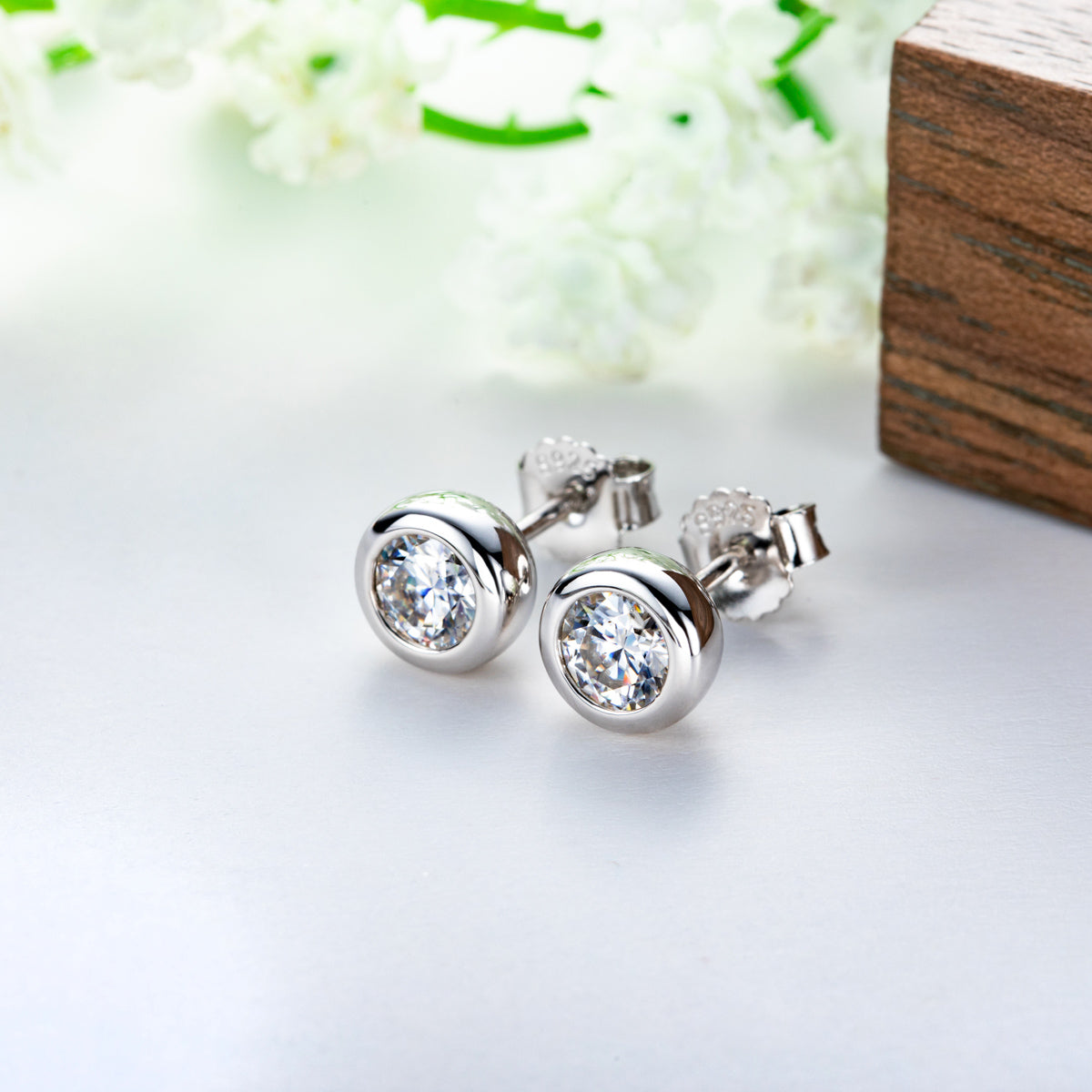 5mm Bubble Moissanite Studs | Store Bestseller Traffic Earrings