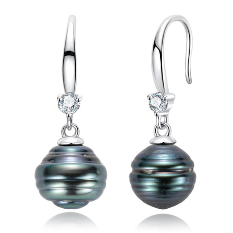 AnuClub Tahitian Pearl Drop Earrings