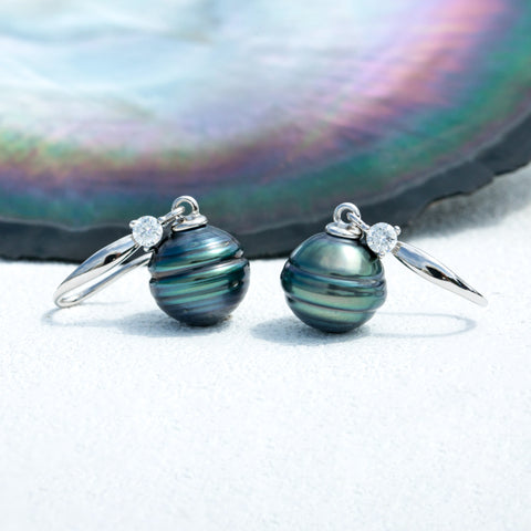 AnuClub Tahitian Pearl Drop Earrings