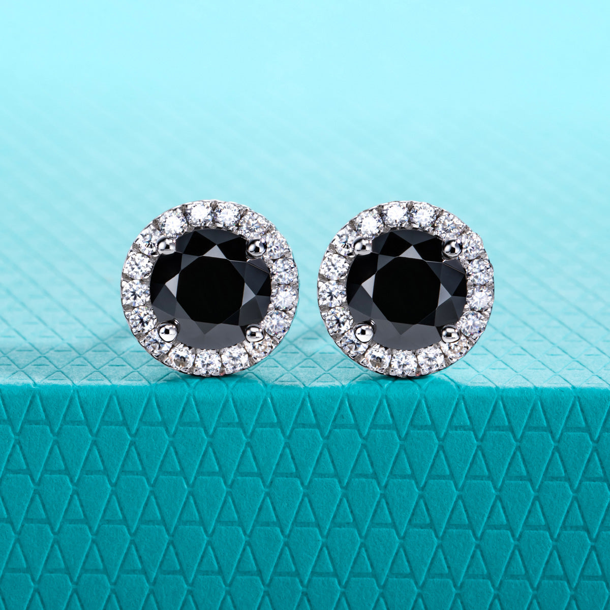 S925 Sterling Silver Moissanite Stud Earrings