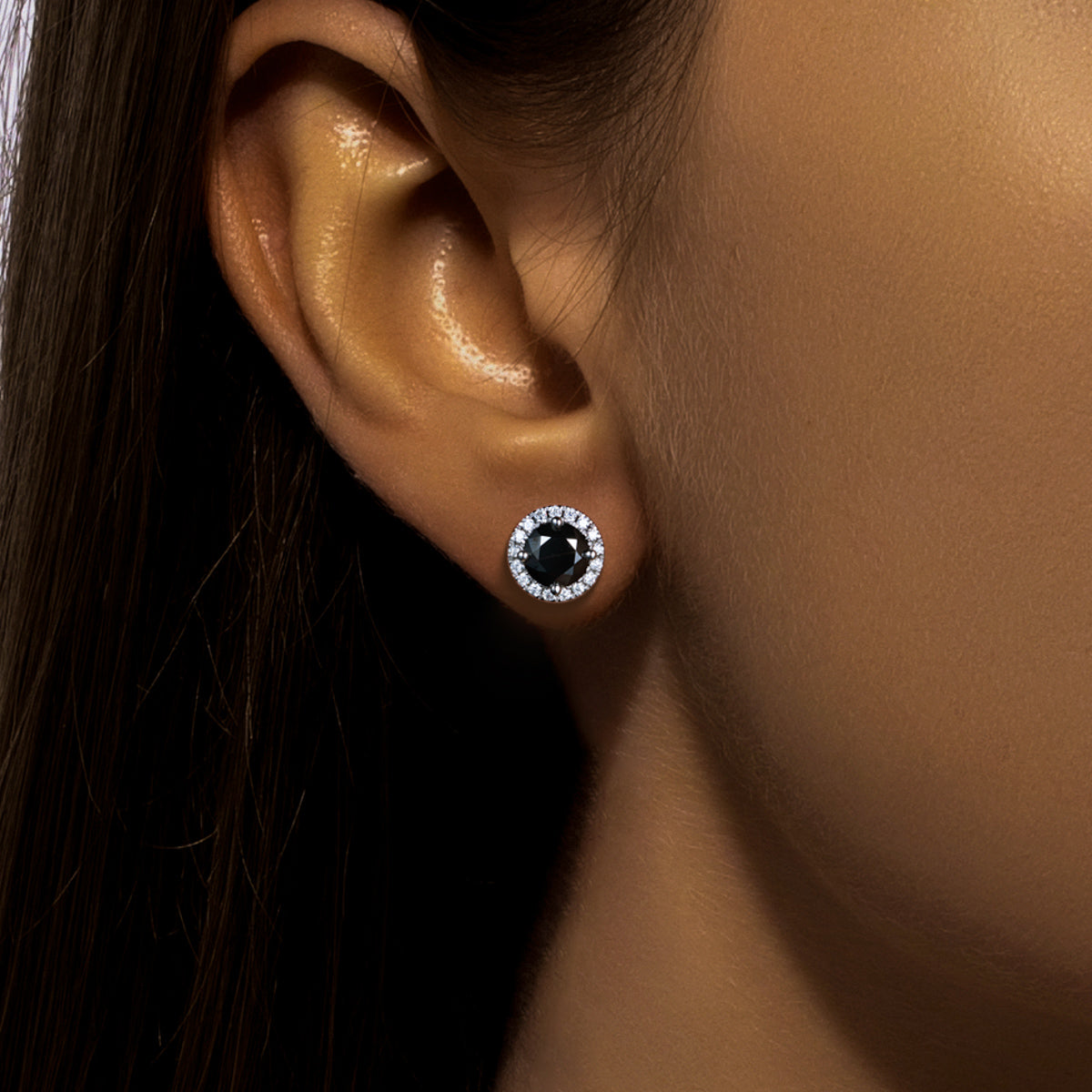 S925 Sterling Silver Moissanite Stud Earrings