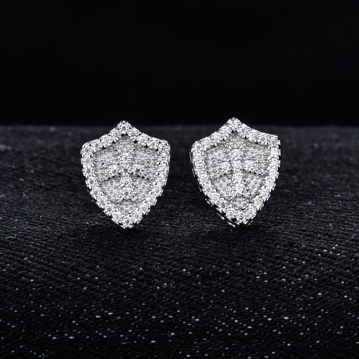 S925 Sterling‑Silver 0.30CT Moissanite Stud Earrings