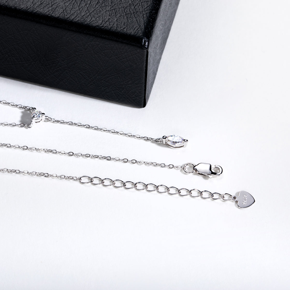 Dainty Moissanite Clavicle Necklace | S925 Silver