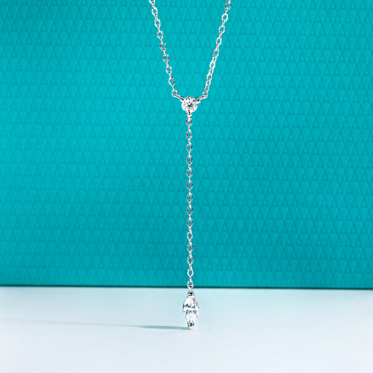 Dainty Moissanite Clavicle Necklace | S925 Silver