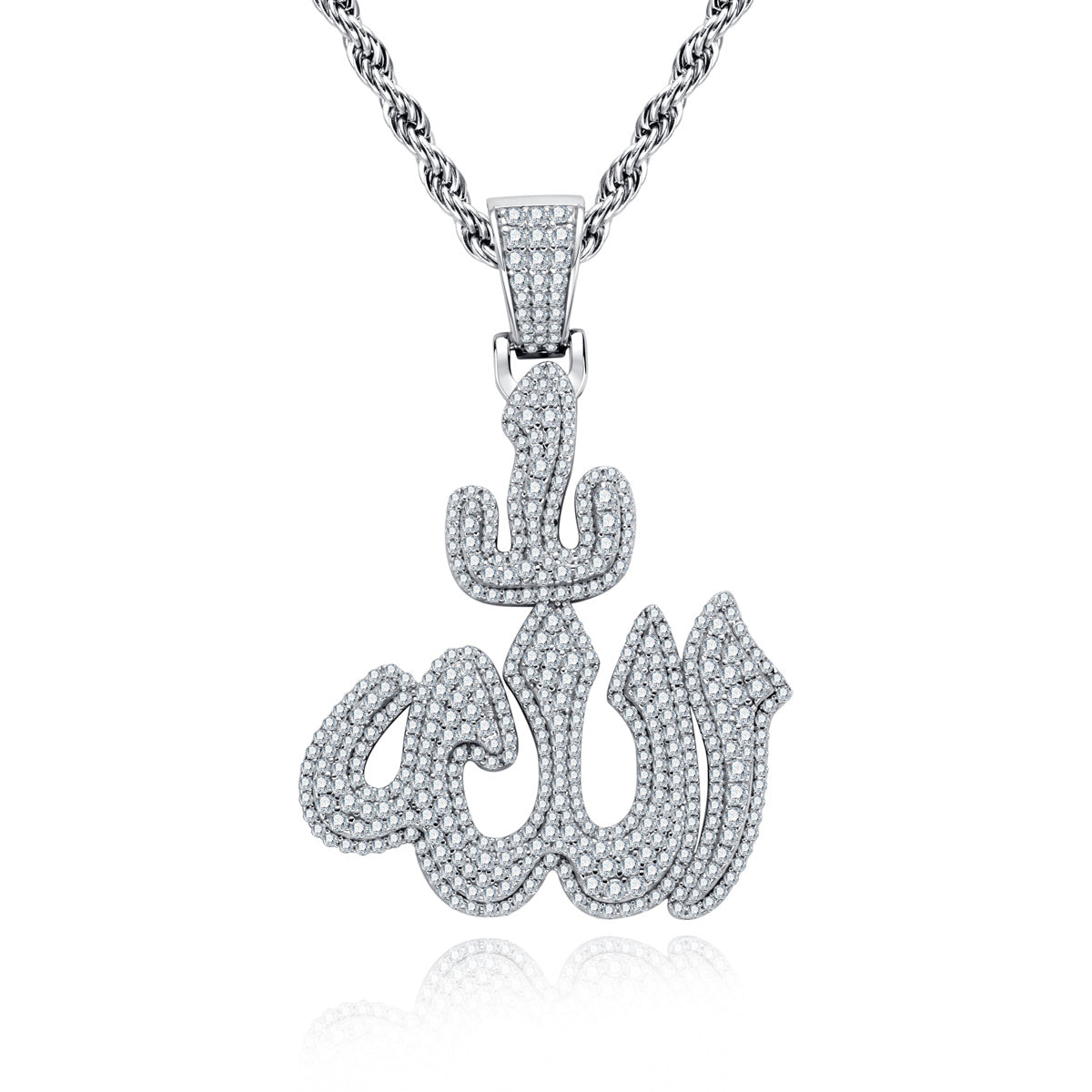 S925 Silver Moissanite Full Paved Hip Hop Pendant