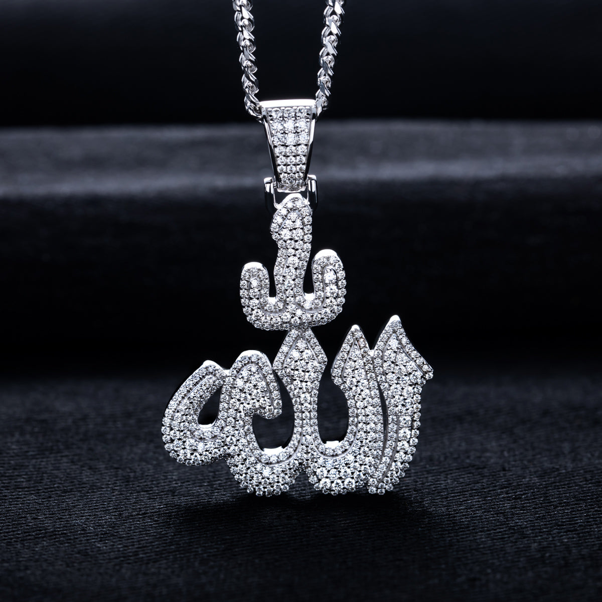 S925 Silver Moissanite Full Paved Hip Hop Pendant