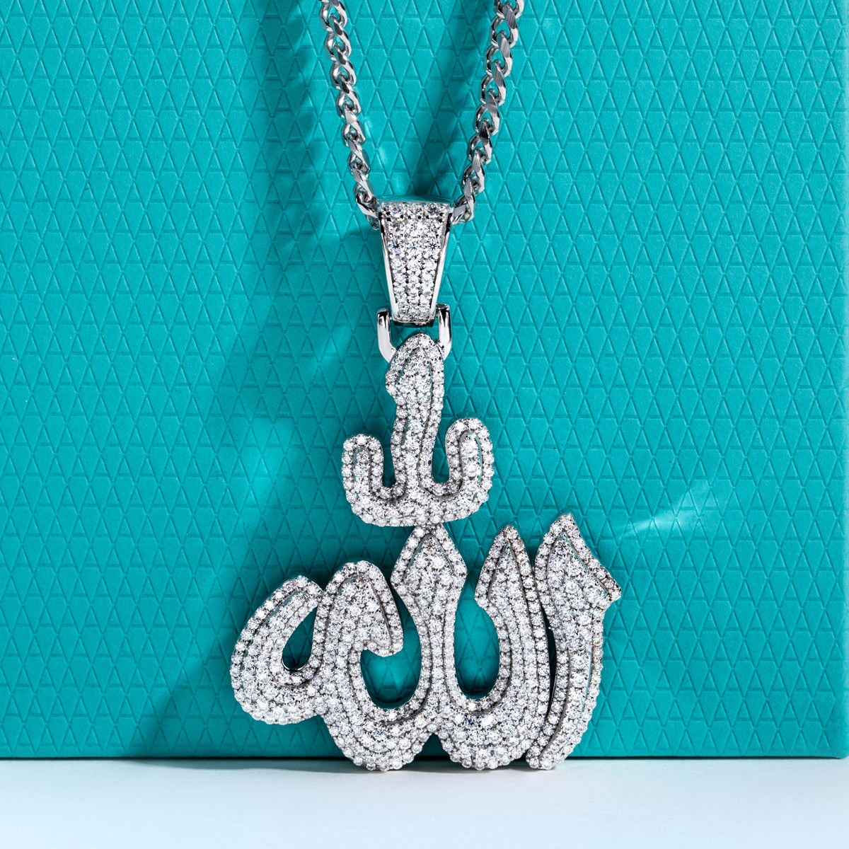 S925 Silver Moissanite Full Paved Hip Hop Pendant