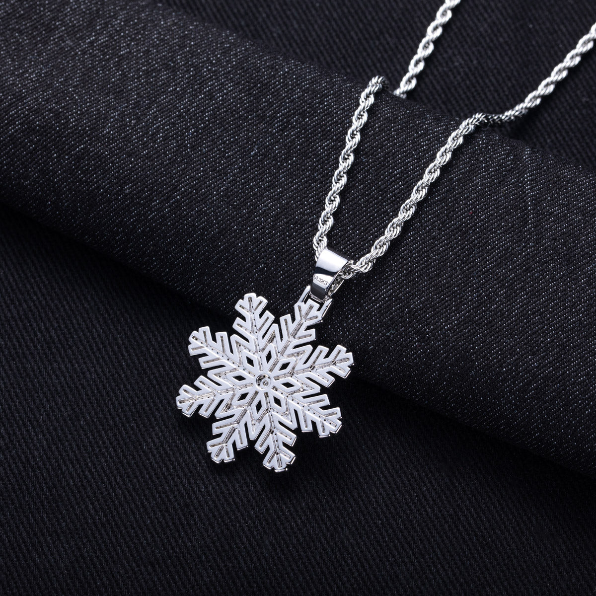 Hip‑Hop Style Snowflake Moissanite Pendant