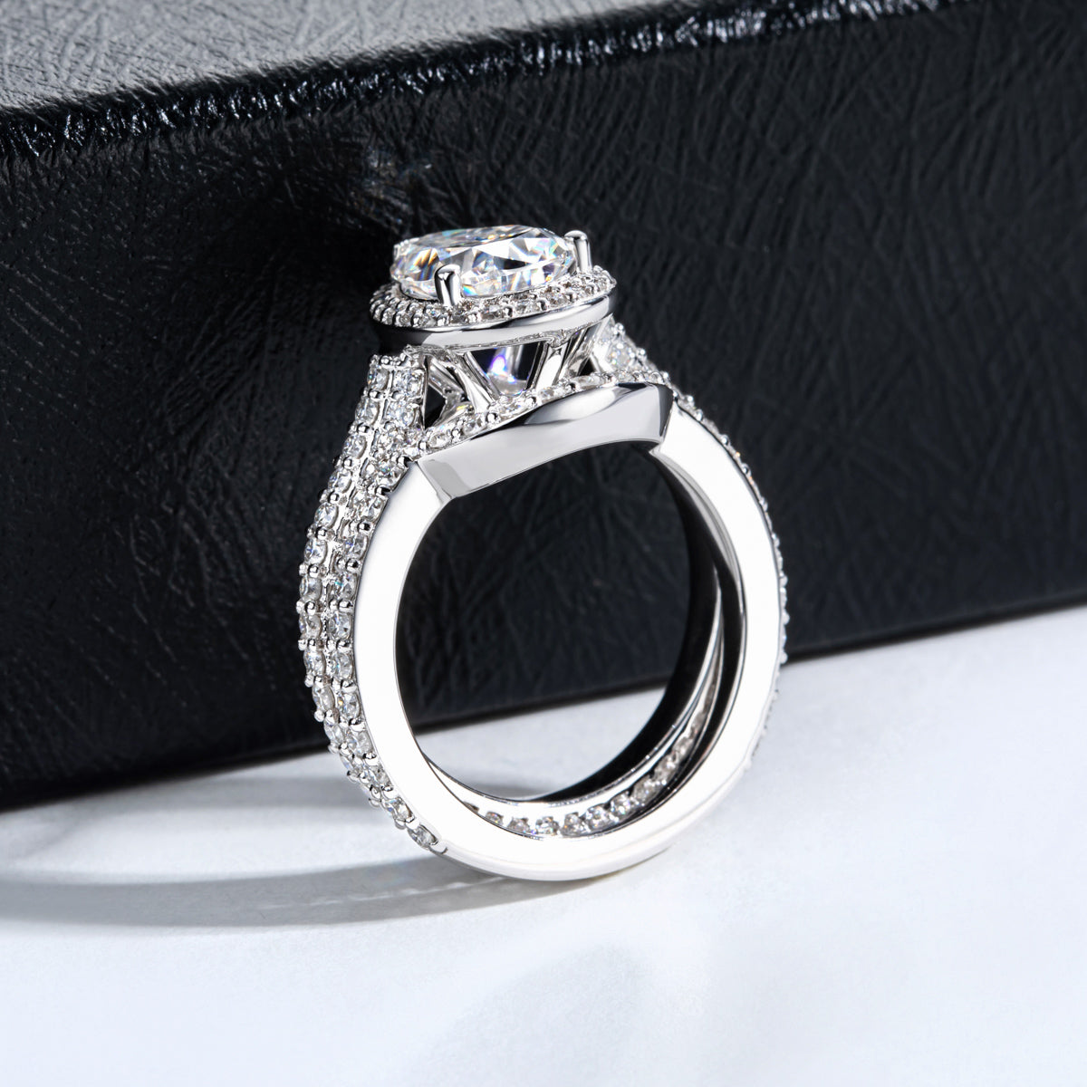 Pear Moissanite S925 Silver Rings | Assorted Designs