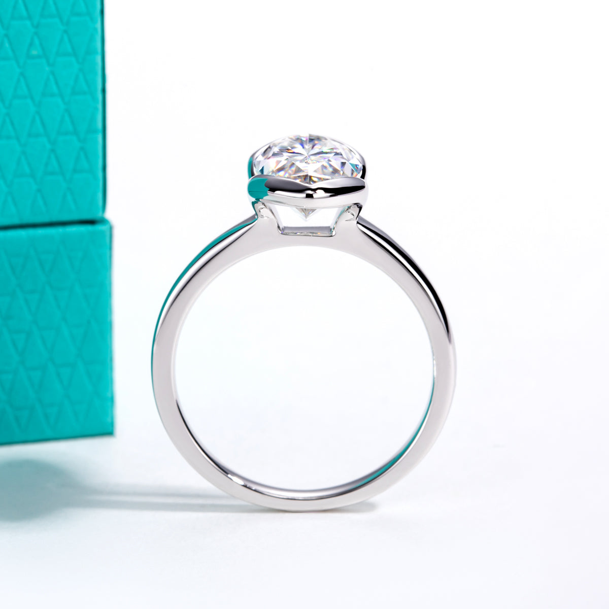 3.0CT Marquise‑Cut Moissanite Ring in S925 Sterling Silver