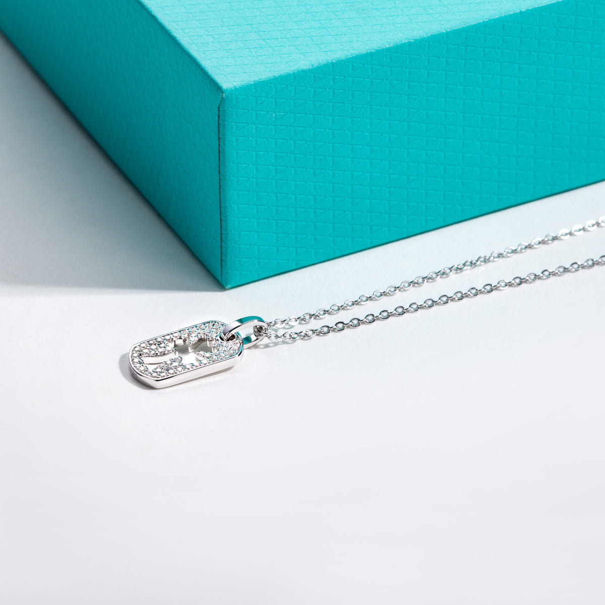 S925 Sterling Silver Full Moissanite Cross Necklace
