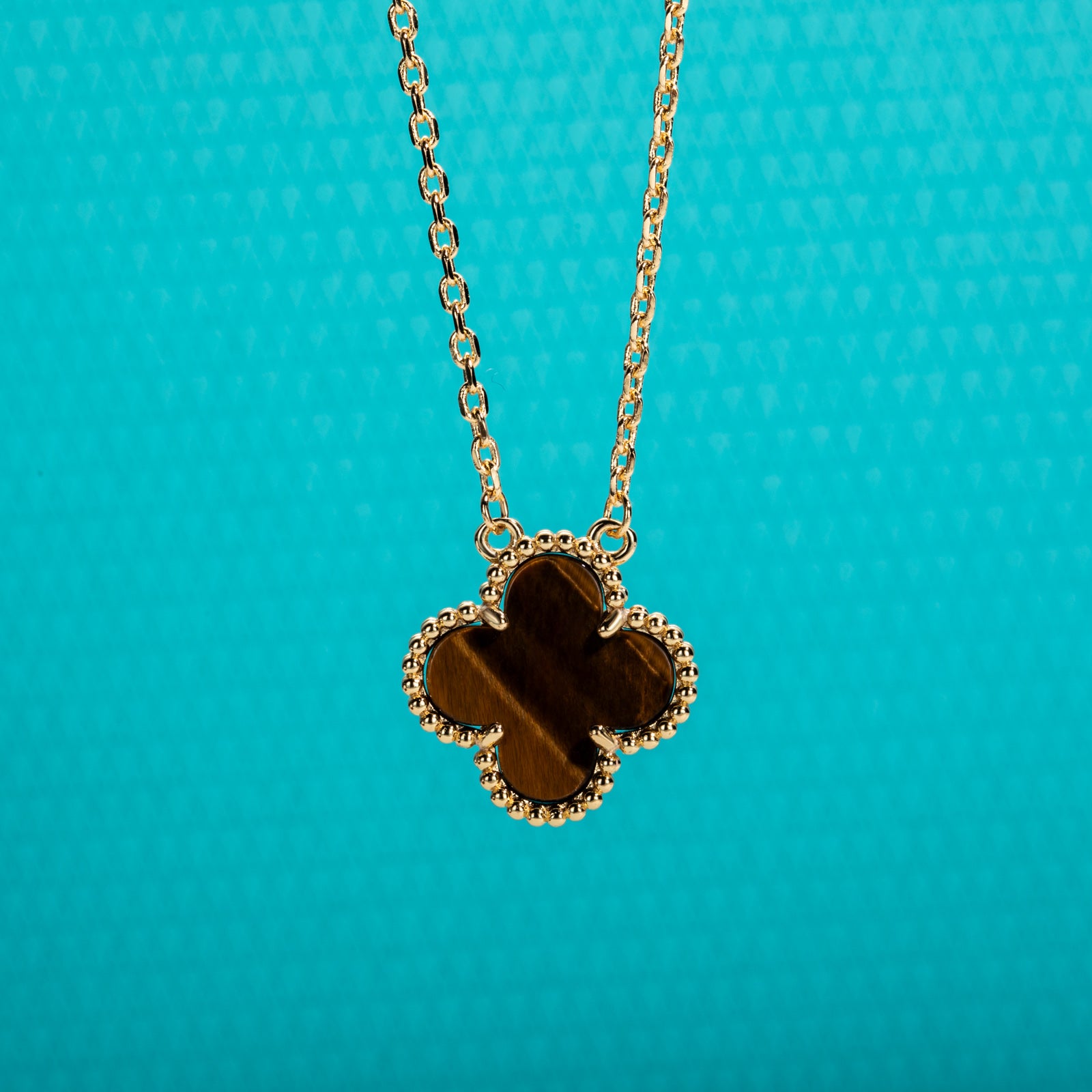 Tiger Eye Stone Lucky Necklace