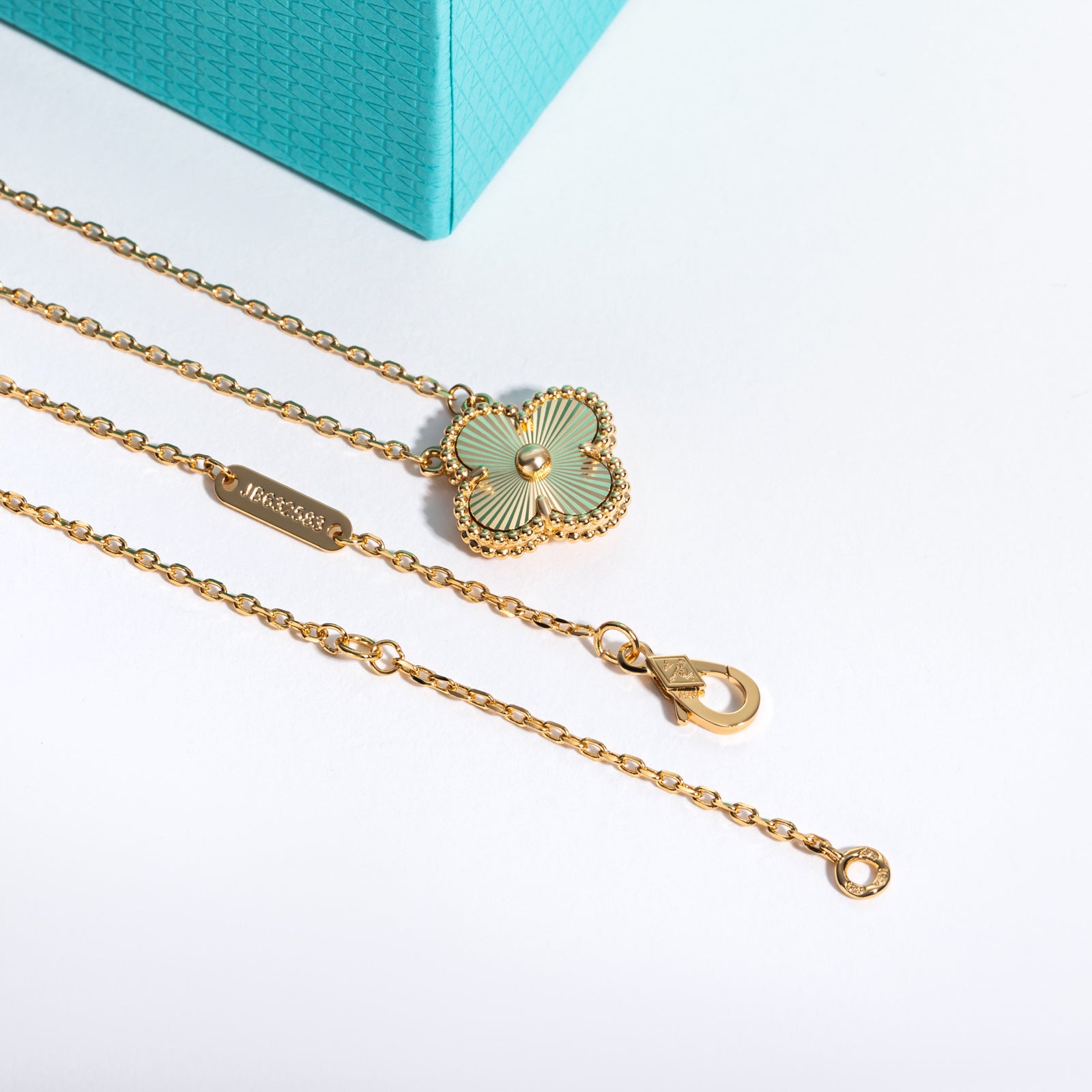 Laser Clover Lucky Necklace