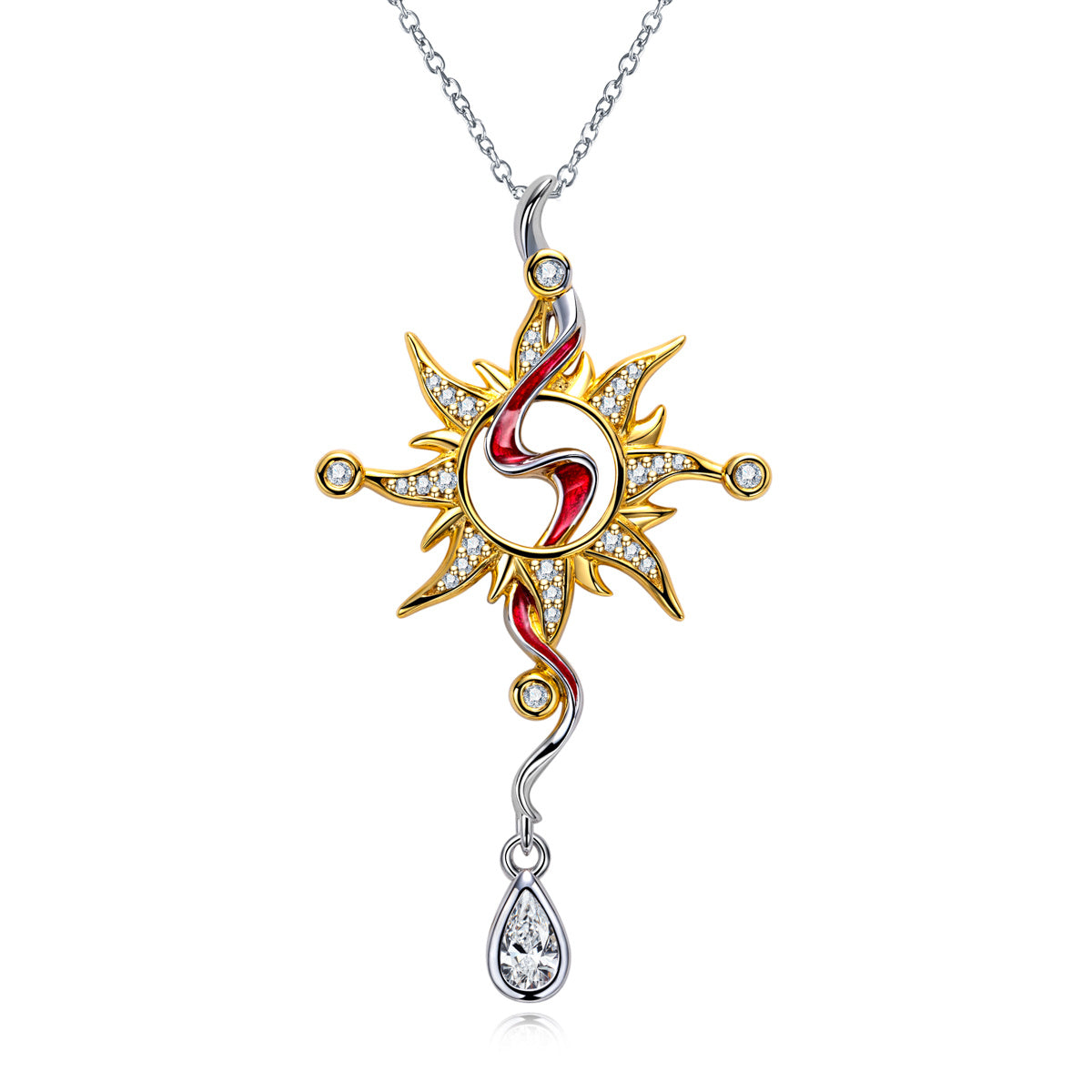 S925 Silver Ba the Drought Goddess Pendant