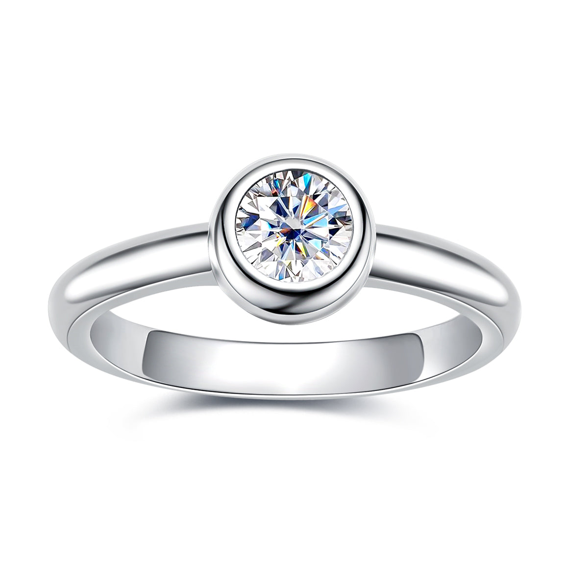 0.5CT 5mm Moissanite Ring | Best Seller Traffic Item