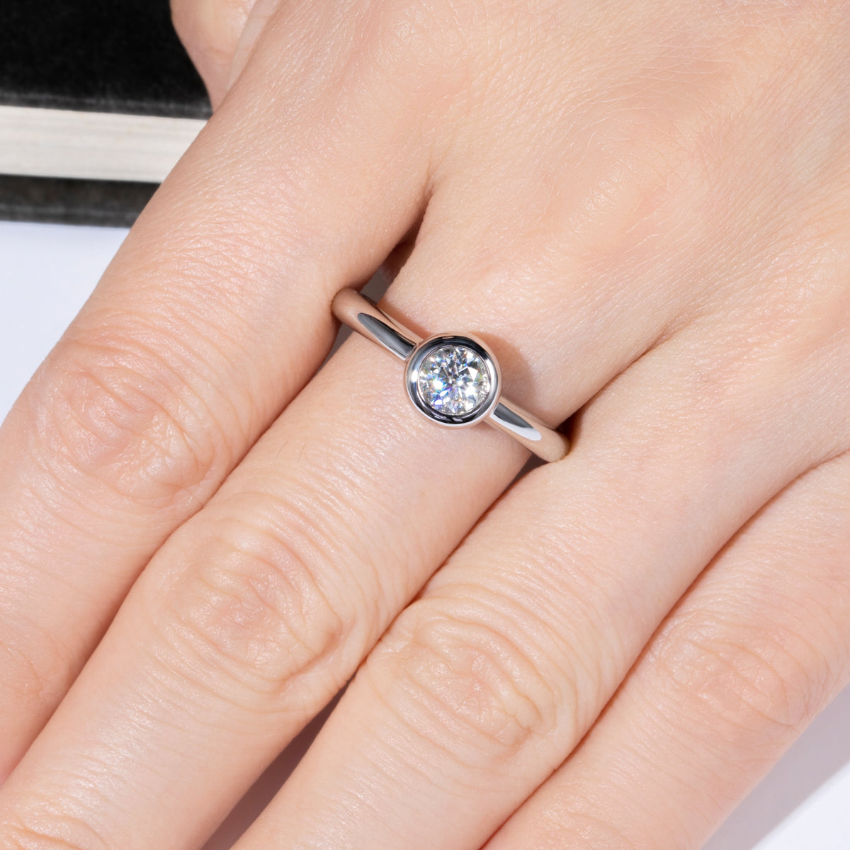 0.5CT 5mm Moissanite Ring | Best Seller Traffic Item