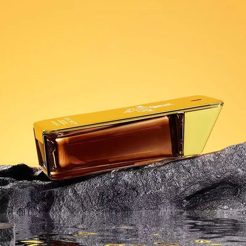100ml Million Gold Hombre Men's Eau de Toilette - Long Lasting Spicy Pheromone Cologne, Strong Masculine Fragrance Body Spray