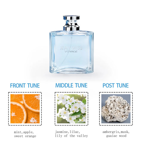 Unisex Nautical Style Perfume EDT 100ml | Floral Aquatic Fresh Sailing Fragrance for Women & Men, Daily Dating Long Lasting