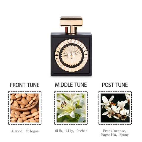 Arabian Luxury EDP Perfume for Men&Women-Long Lasting Musk Amber Oud Unisex Oriental Fragrance Ramadan Gift Cologne Arabic Scent
