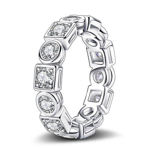 Round-Cut Moissanite Diamond Eternity Band (2.8 ct. tw)