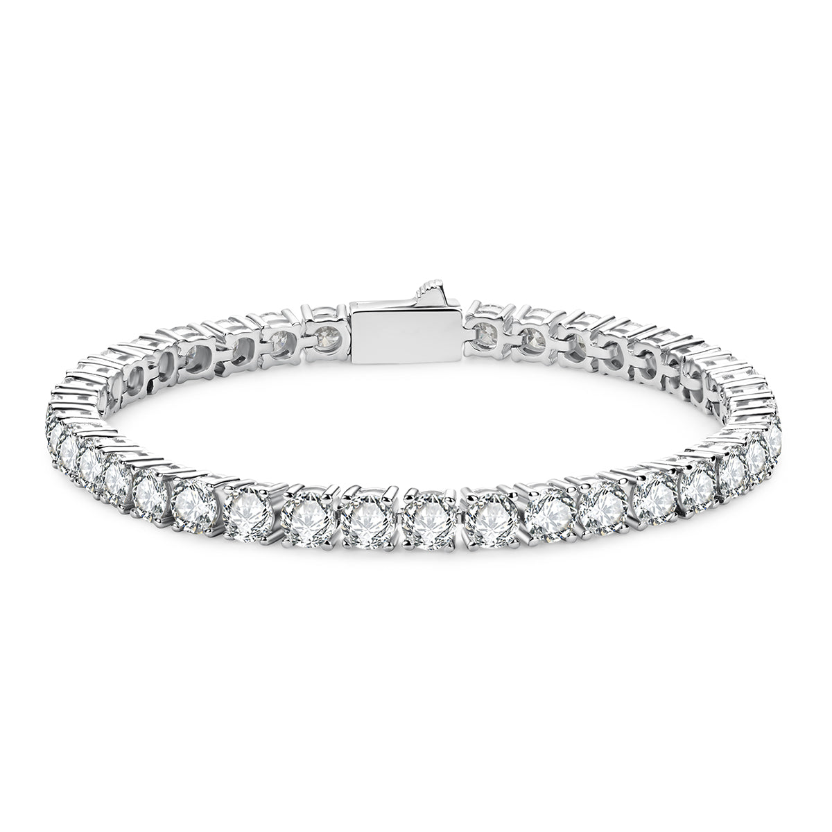 Moissanite Tennis Bracelet On Hand 925 Sterling Silver Bracelets (11.7-14.4CTTW)